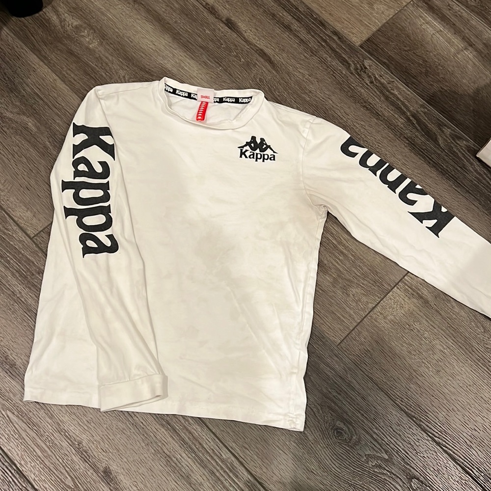 Kappa long sleeve white tshirt